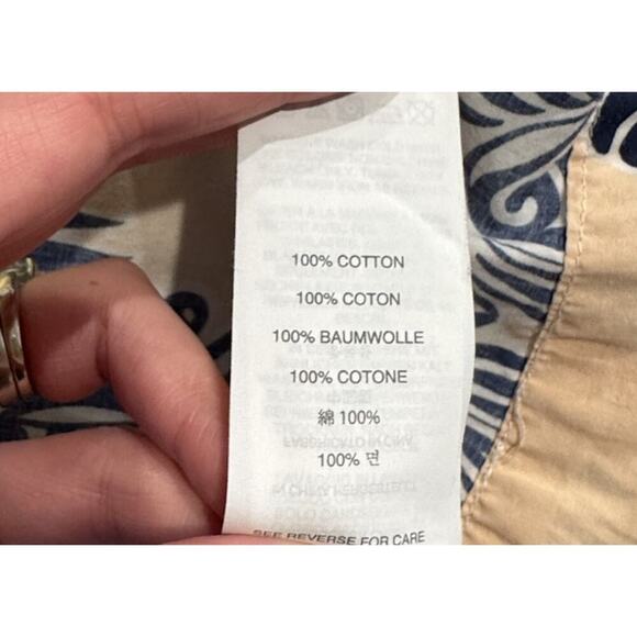 Crewcuts Size 3 Multi Color Sleeveless Print Dress 100% Cotton Pockets Resort - Picture 8 of 8